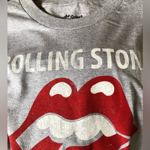 The Rolling Stones US Tour 1975 Long Sleeve T Shirt - Picture 3 of 4